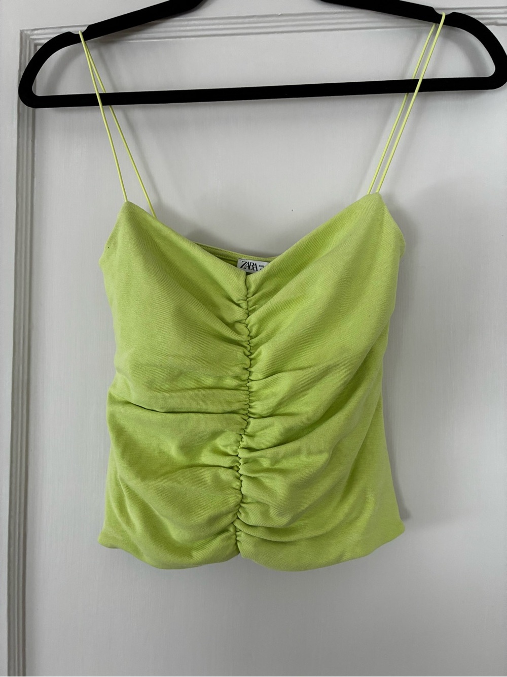 Zara lime green tank